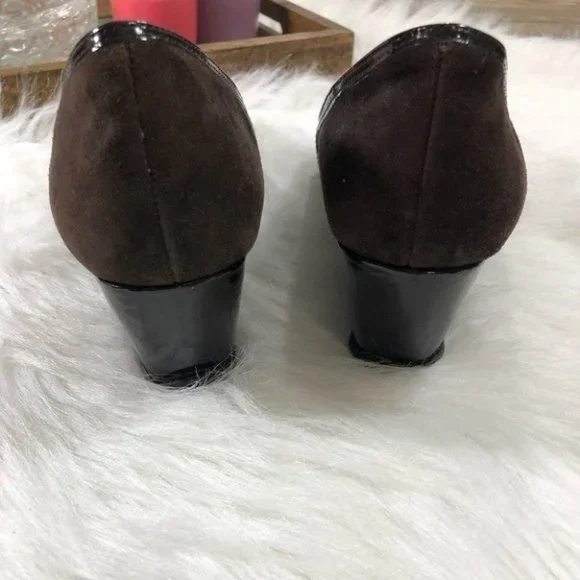 Suede Wedge Loafer by Eurosoft by Sofft - Picture 4 of 6